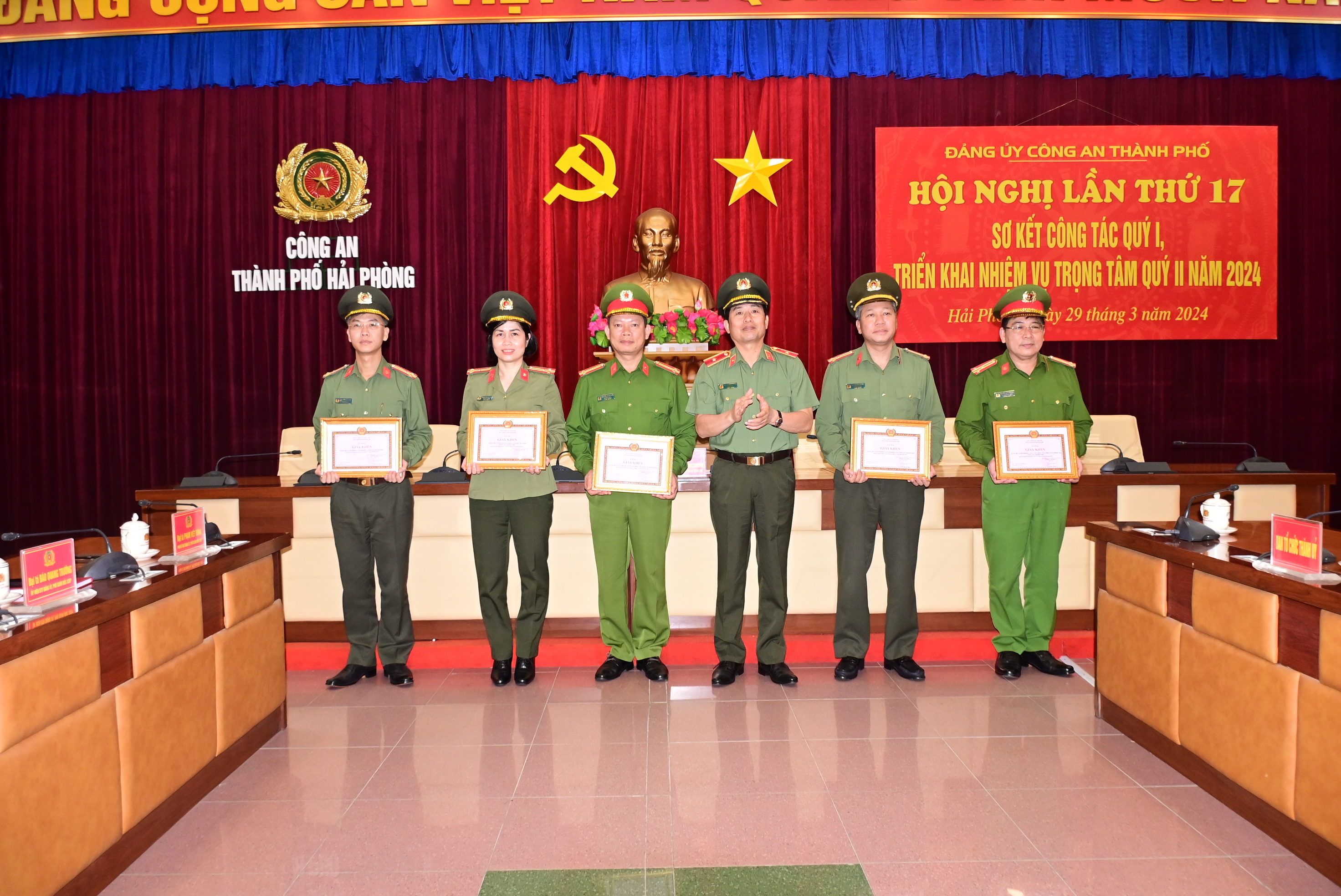 Đảng ủy Công an thành phố triển khai 8 nhiệm vụ trọng tâm quý 2 năm 2024